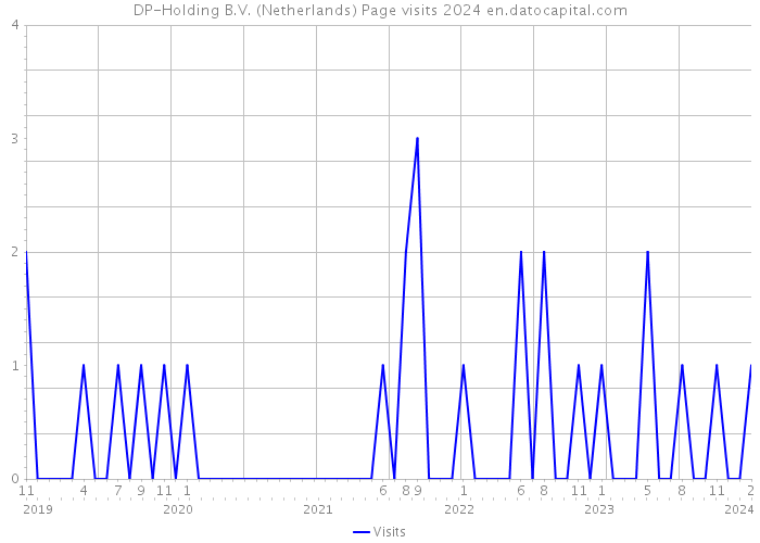 DP-Holding B.V. (Netherlands) Page visits 2024 