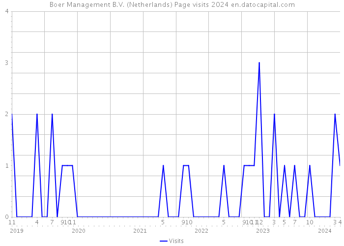 Boer Management B.V. (Netherlands) Page visits 2024 