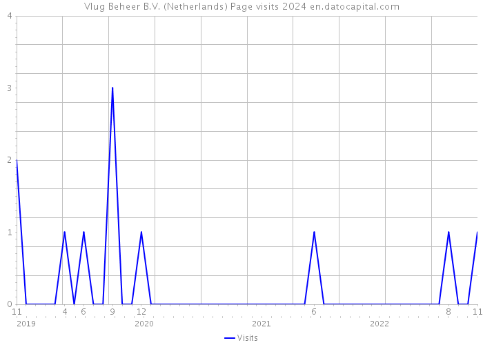 Vlug Beheer B.V. (Netherlands) Page visits 2024 