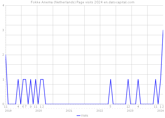 Fokke Anema (Netherlands) Page visits 2024 