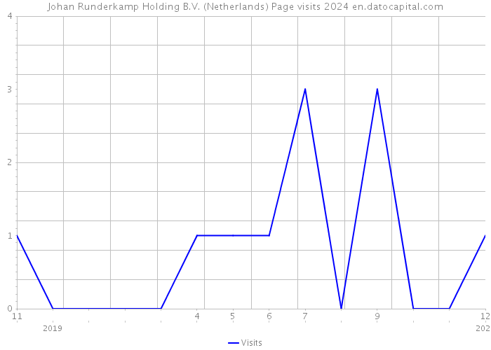 Johan Runderkamp Holding B.V. (Netherlands) Page visits 2024 
