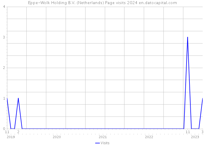 Eppe-Wolk Holding B.V. (Netherlands) Page visits 2024 