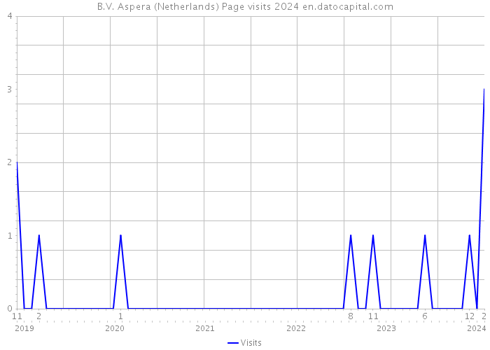 B.V. Aspera (Netherlands) Page visits 2024 