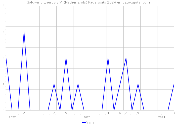 Goldwind Energy B.V. (Netherlands) Page visits 2024 