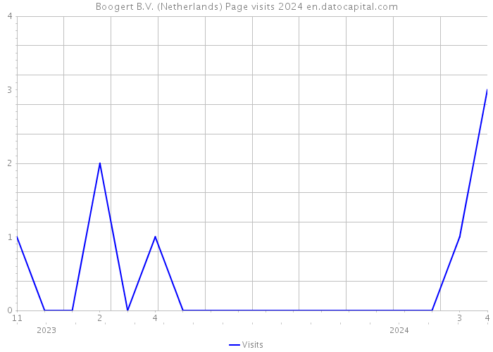 Boogert B.V. (Netherlands) Page visits 2024 
