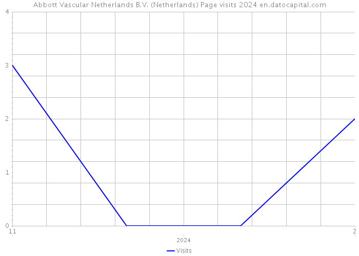 Abbott Vascular Netherlands B.V. (Netherlands) Page visits 2024 