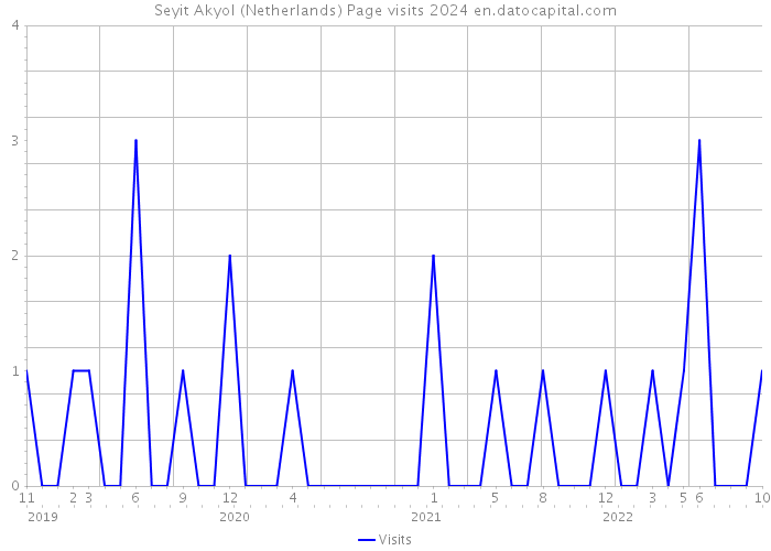 Seyit Akyol (Netherlands) Page visits 2024 