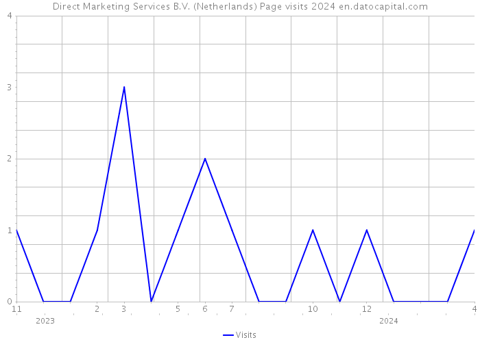 Direct Marketing Services B.V. (Netherlands) Page visits 2024 