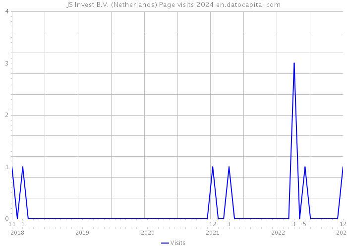 JS Invest B.V. (Netherlands) Page visits 2024 