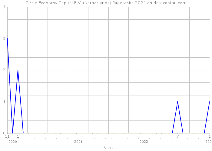 Circle Economy Capital B.V. (Netherlands) Page visits 2024 