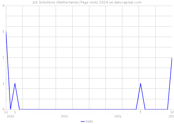 Job Schellevis (Netherlands) Page visits 2024 