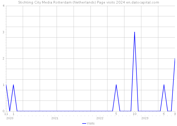 Stichting City Media Rotterdam (Netherlands) Page visits 2024 