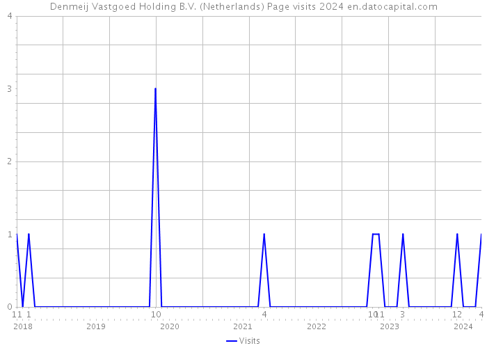 Denmeij Vastgoed Holding B.V. (Netherlands) Page visits 2024 