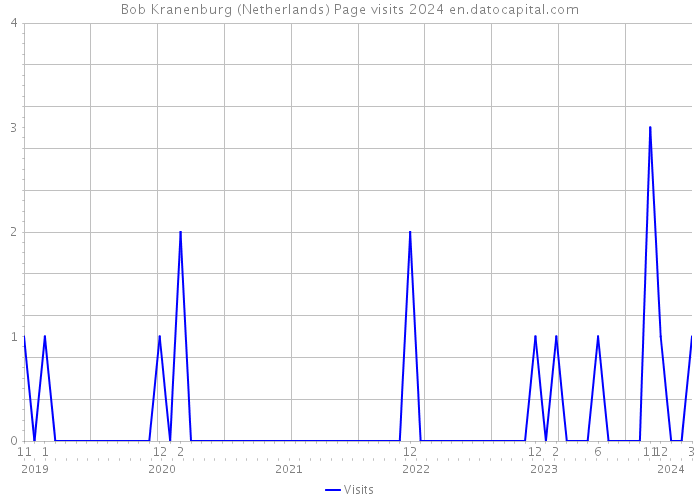 Bob Kranenburg (Netherlands) Page visits 2024 