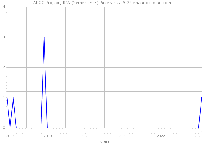 APOC Project J B.V. (Netherlands) Page visits 2024 