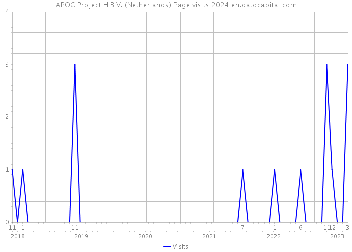 APOC Project H B.V. (Netherlands) Page visits 2024 