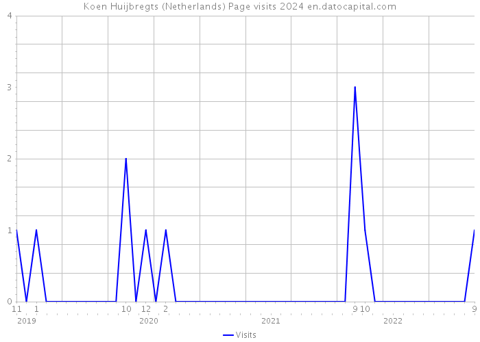 Koen Huijbregts (Netherlands) Page visits 2024 