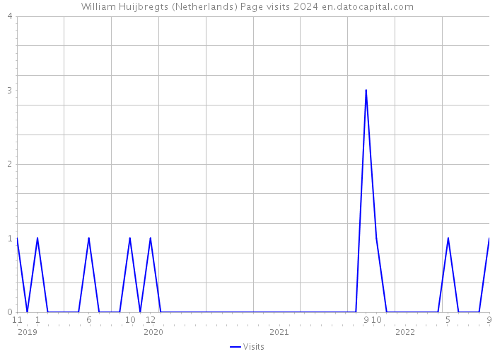 William Huijbregts (Netherlands) Page visits 2024 