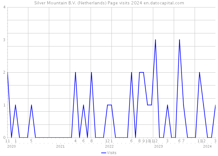 Silver Mountain B.V. (Netherlands) Page visits 2024 