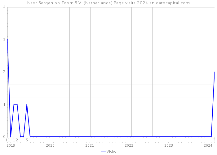 Next Bergen op Zoom B.V. (Netherlands) Page visits 2024 