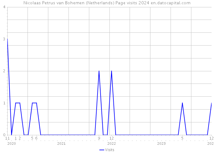 Nicolaas Petrus van Bohemen (Netherlands) Page visits 2024 