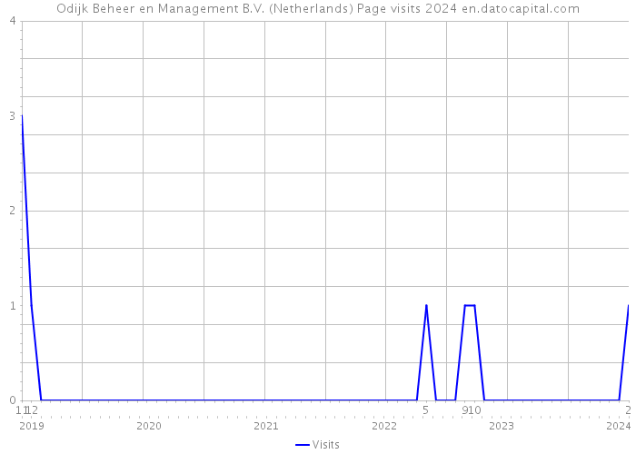 Odijk Beheer en Management B.V. (Netherlands) Page visits 2024 