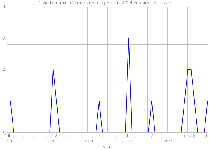 David Landman (Netherlands) Page visits 2024 