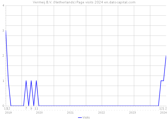 Vermeij B.V. (Netherlands) Page visits 2024 