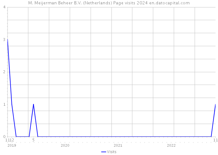 M. Meijerman Beheer B.V. (Netherlands) Page visits 2024 