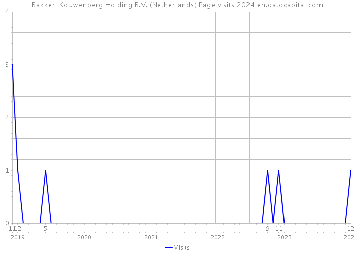 Bakker-Kouwenberg Holding B.V. (Netherlands) Page visits 2024 