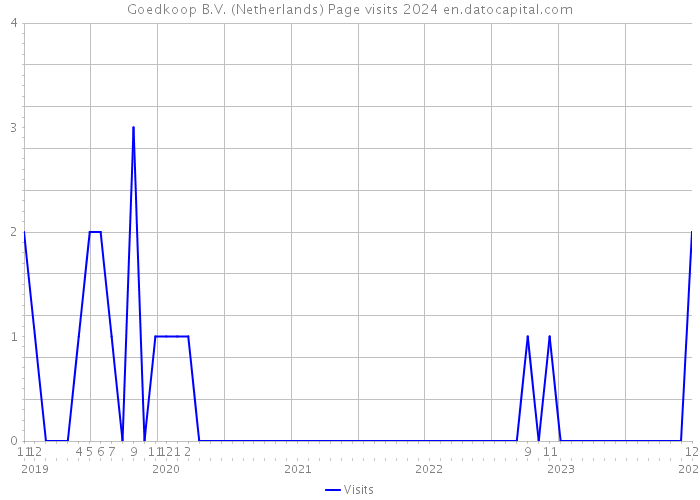 Goedkoop B.V. (Netherlands) Page visits 2024 