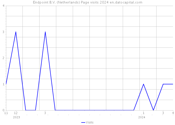 Endpoint B.V. (Netherlands) Page visits 2024 