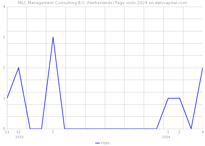 MLC Management Consulting B.V. (Netherlands) Page visits 2024 