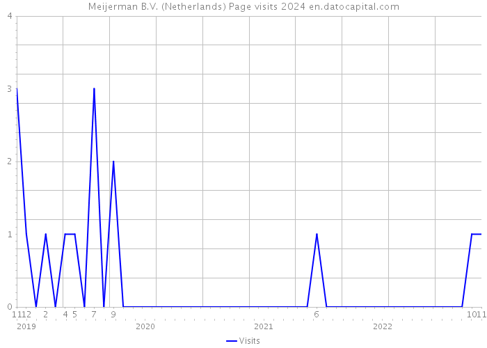 Meijerman B.V. (Netherlands) Page visits 2024 