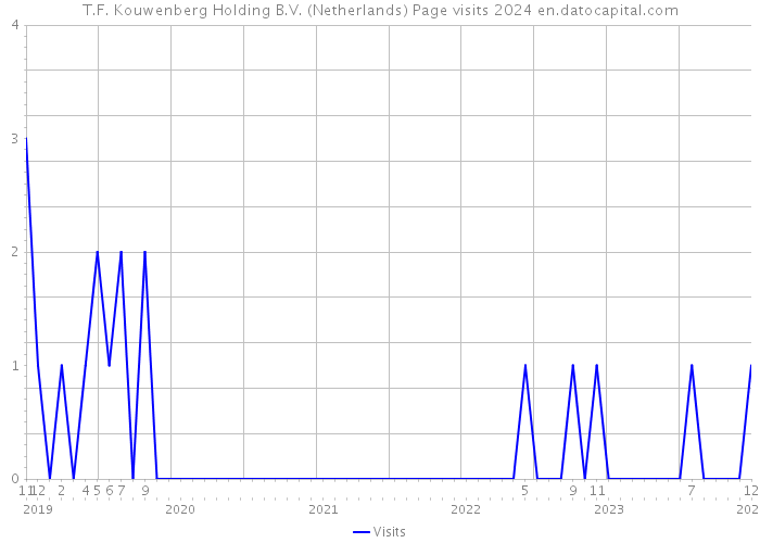 T.F. Kouwenberg Holding B.V. (Netherlands) Page visits 2024 