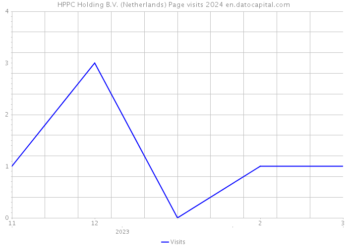 HPPC Holding B.V. (Netherlands) Page visits 2024 