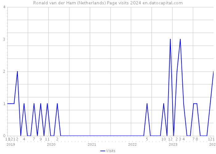 Ronald van der Ham (Netherlands) Page visits 2024 