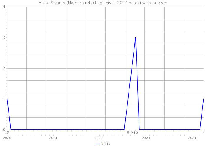 Hugo Schaap (Netherlands) Page visits 2024 
