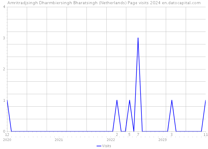 Amritradjsingh Dharmbiersingh Bharatsingh (Netherlands) Page visits 2024 