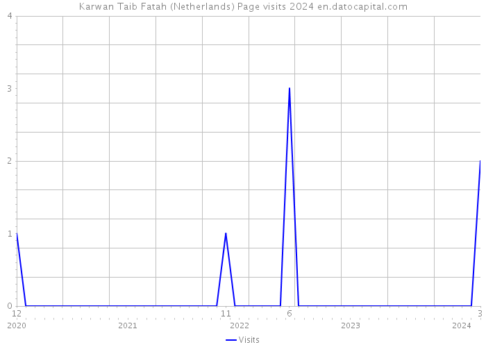 Karwan Taib Fatah (Netherlands) Page visits 2024 
