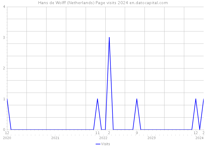 Hans de Wolff (Netherlands) Page visits 2024 
