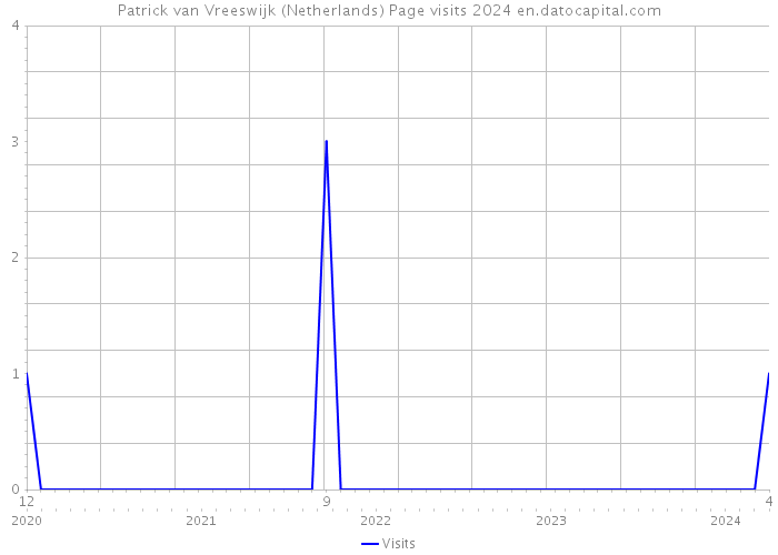Patrick van Vreeswijk (Netherlands) Page visits 2024 