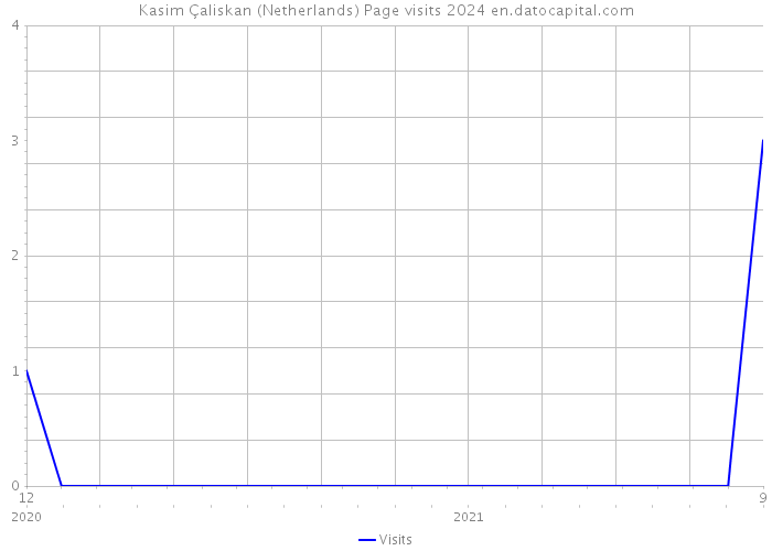 Kasim Çaliskan (Netherlands) Page visits 2024 