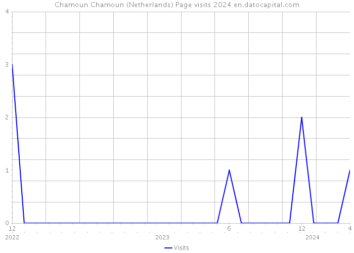 Chamoun Chamoun (Netherlands) Page visits 2024 