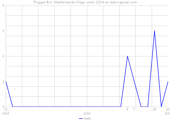 Trigger B.V. (Netherlands) Page visits 2024 