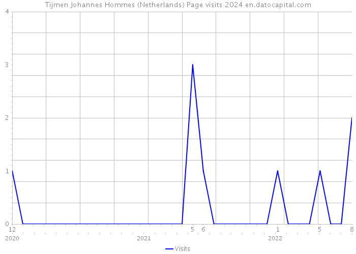Tijmen Johannes Hommes (Netherlands) Page visits 2024 