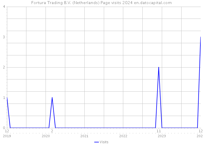 Fortura Trading B.V. (Netherlands) Page visits 2024 