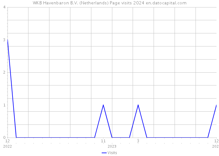 WKB Havenbaron B.V. (Netherlands) Page visits 2024 
