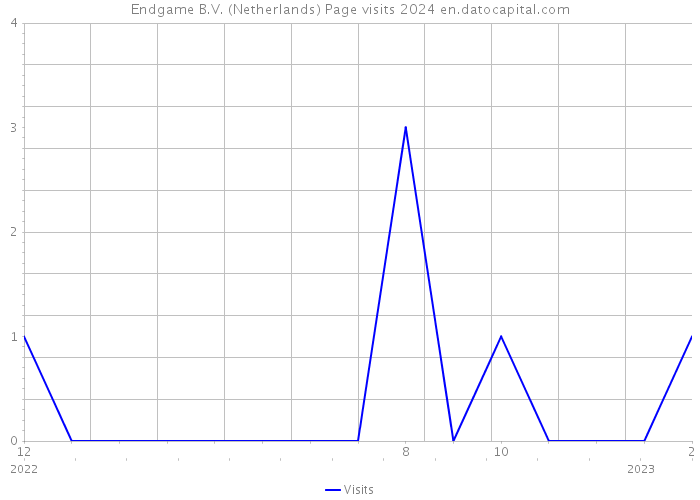 Endgame B.V. (Netherlands) Page visits 2024 