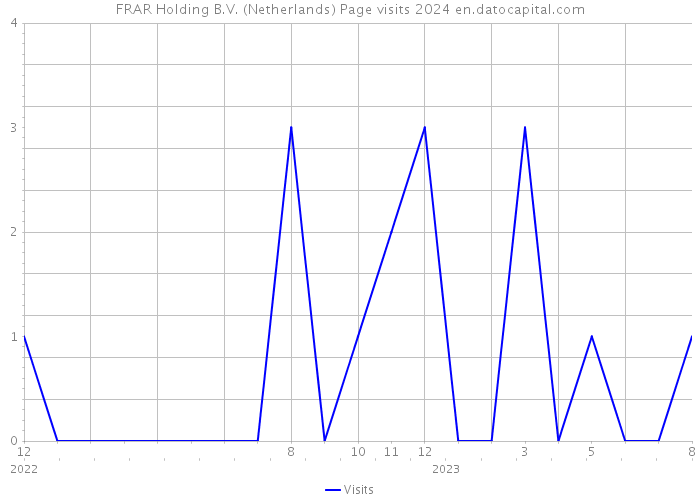 FRAR Holding B.V. (Netherlands) Page visits 2024 